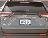 Japanese License Plate Frame "Adventure Club" by Wonder Plate Frames