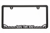 "Seas the Day" License Plate Frame by Wonder Plate Frames™